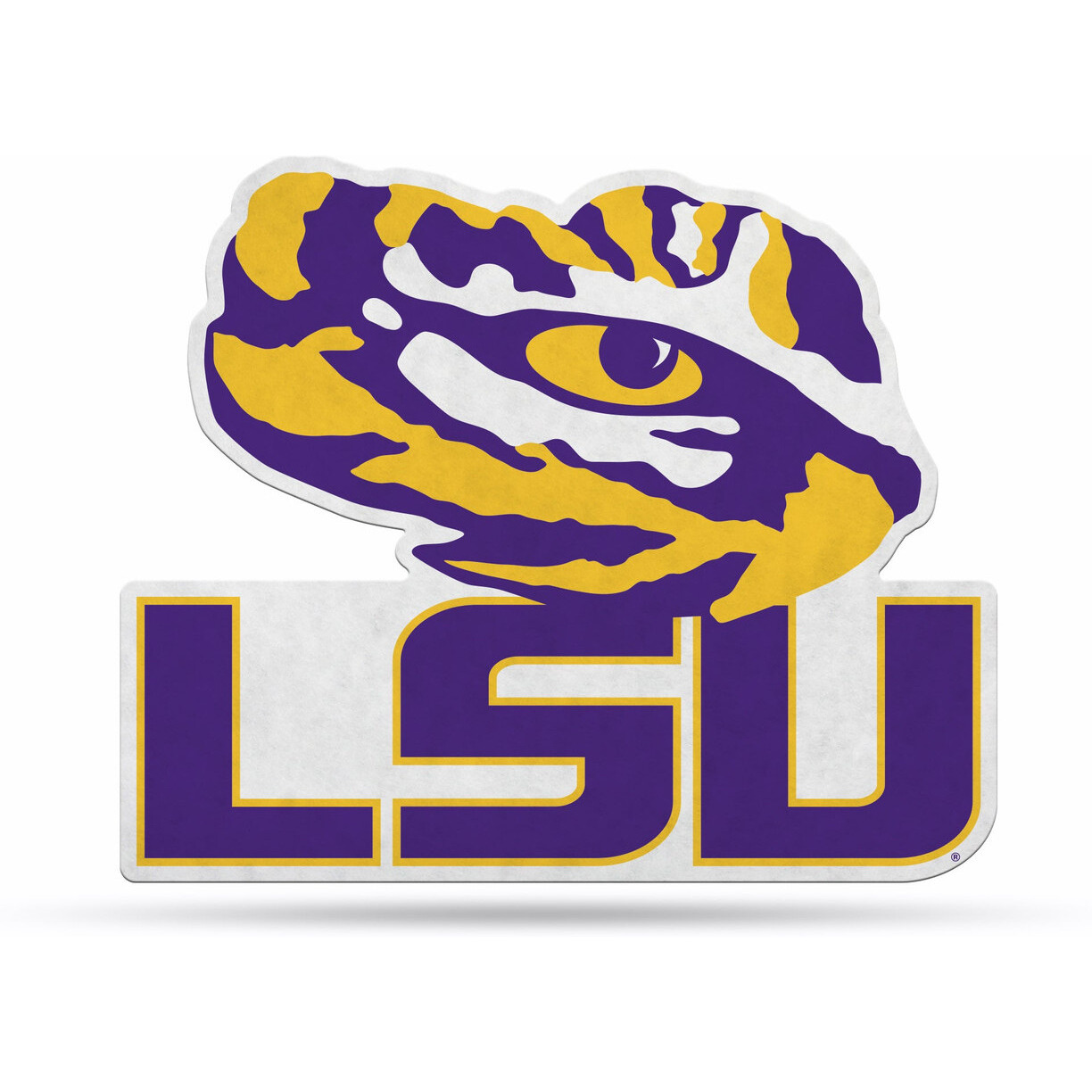 LSU Tigers Pennant Shape Cut Logo Design