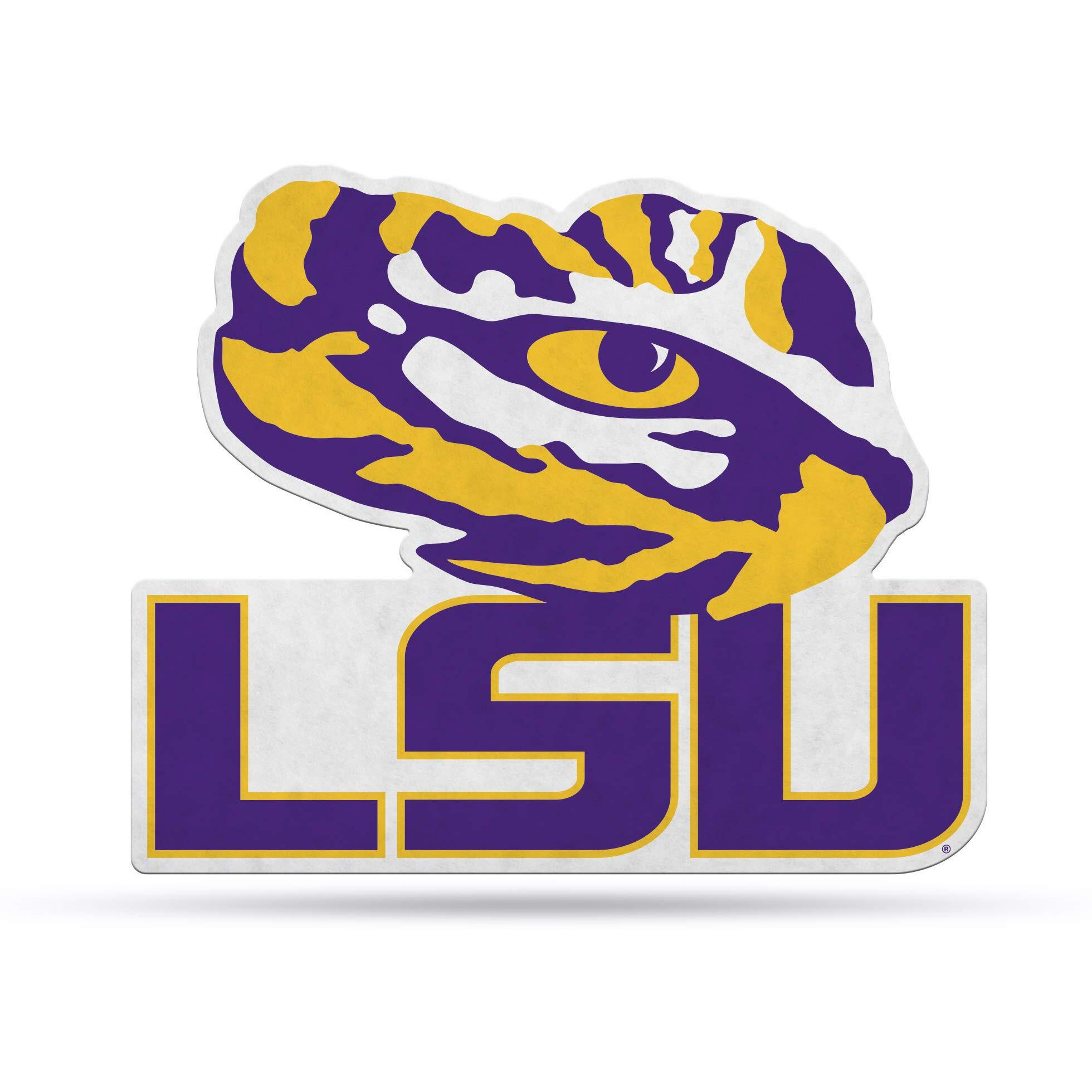 LSU Tigers Pennant Shape Cut Logo Design