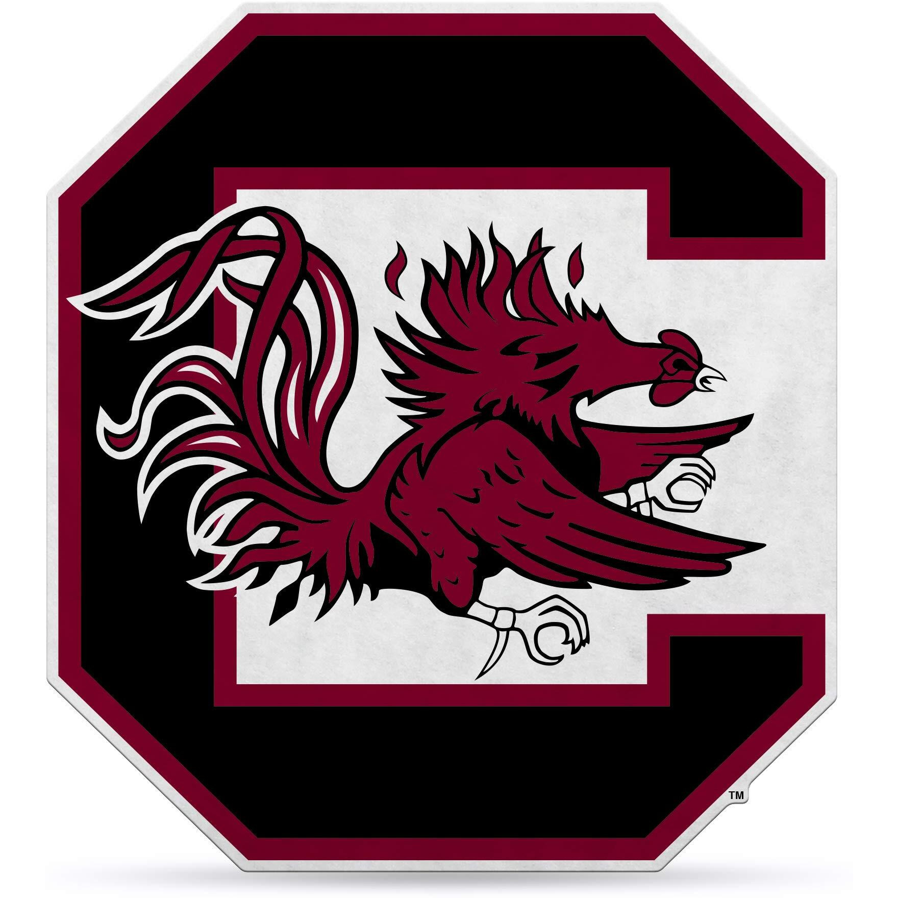 South Carolina Gamecocks Pennant Shape Cut Logo Design