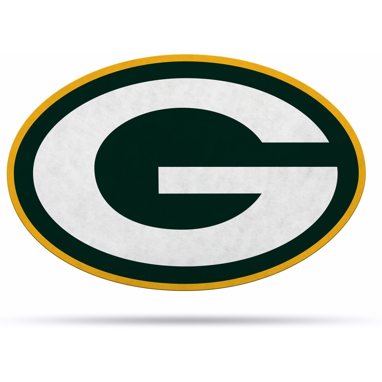 Green Bay Packers Pennant Shape Cut Logo Design