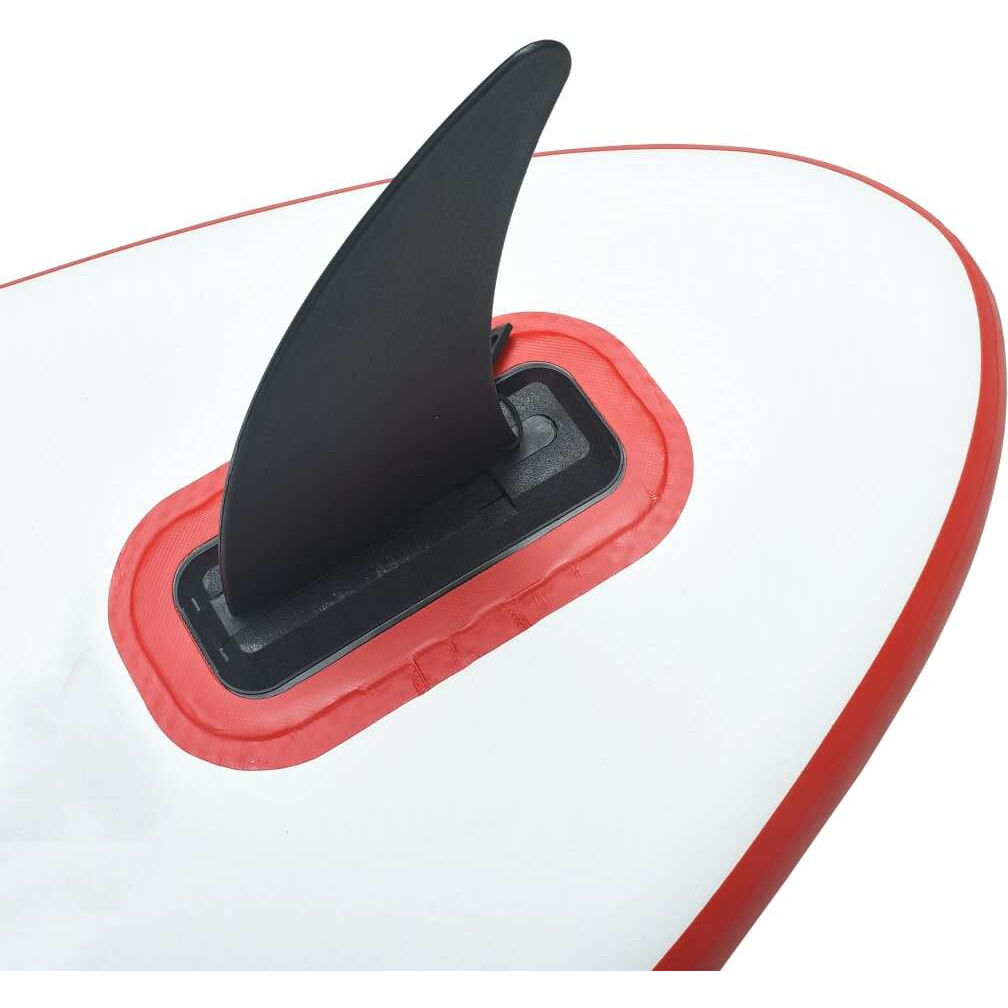 vidaXL Center Fin for Stand Up Paddle Board 7.2&quotx8.3" Plastic Black