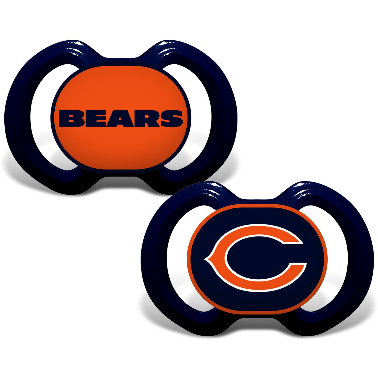 Chicago Bears Pacifier 2 Pack Alternate