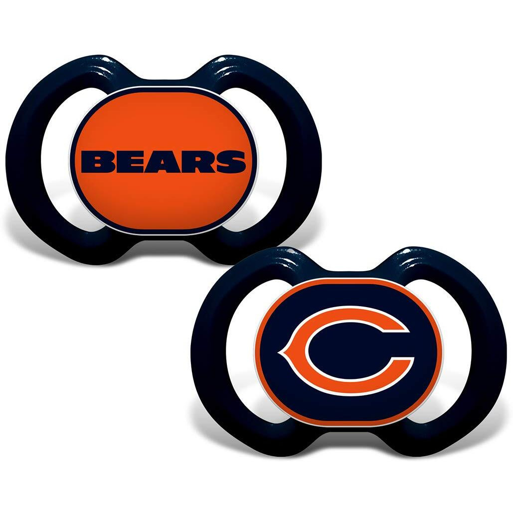 Chicago Bears Pacifier 2 Pack Alternate