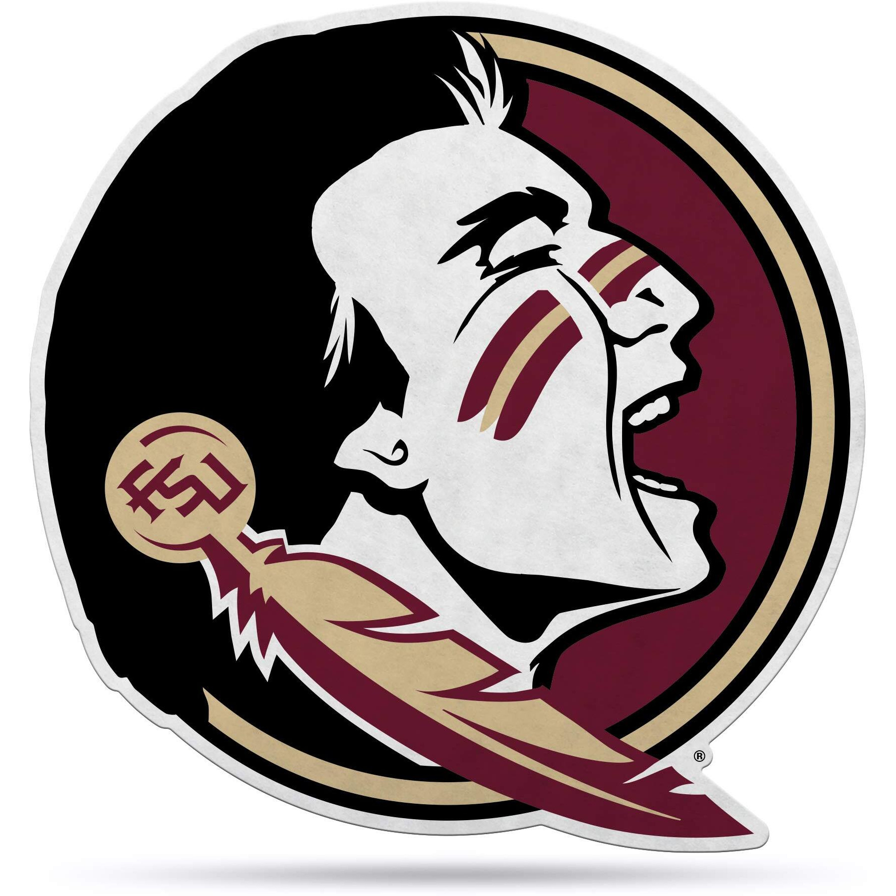 Florida State Seminoles Pennant Shape Cut Logo Design