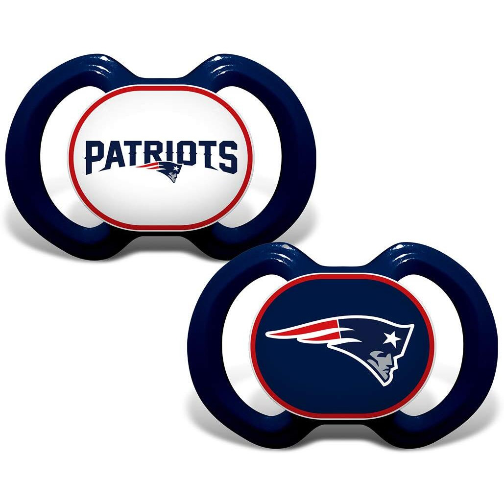 New England Patriots Pacifier 2 Pack Alternate