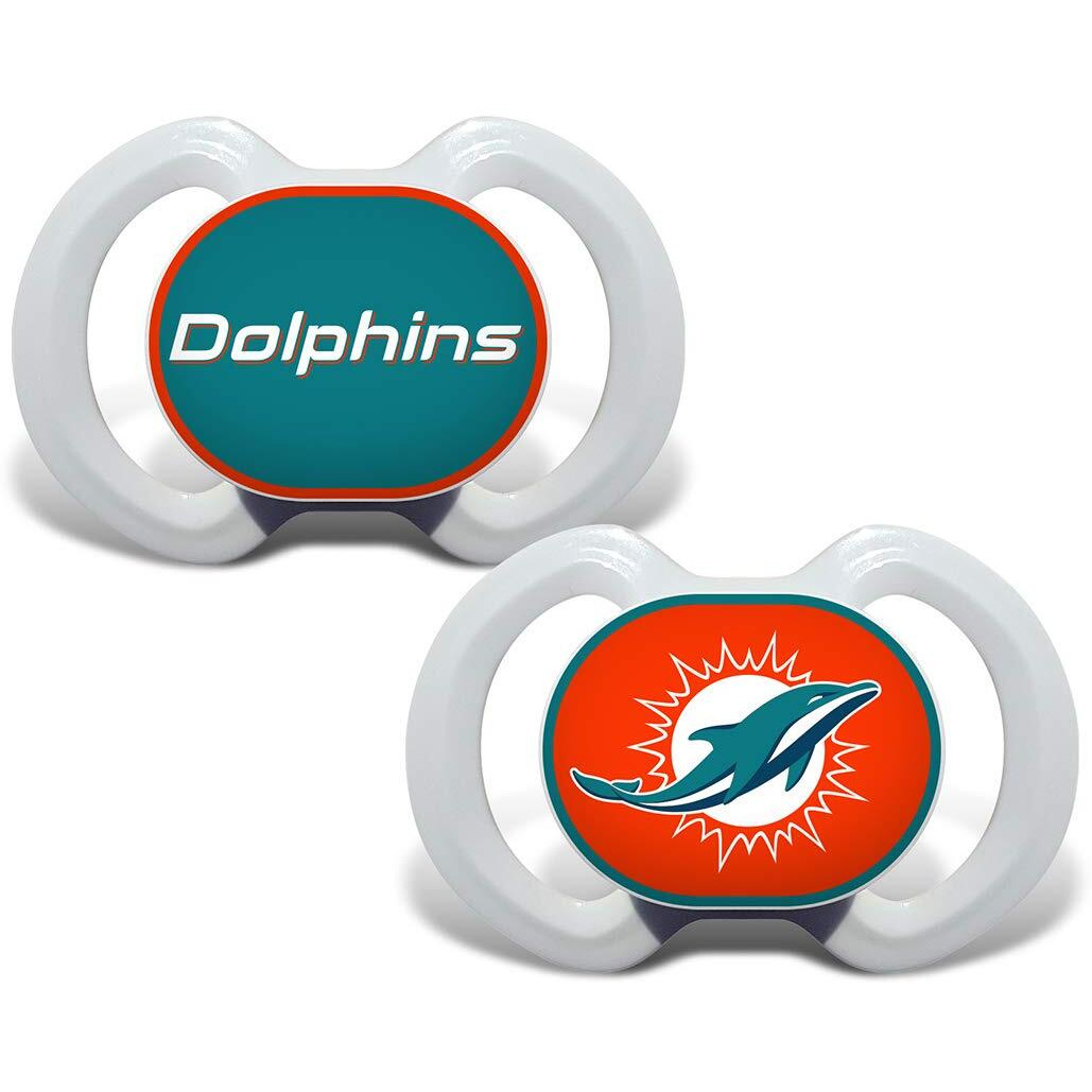 Miami Dolphins Pacifier 2 Pack