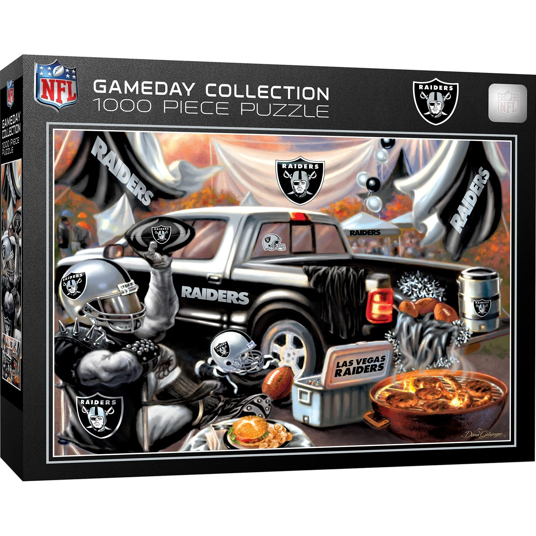 Las Vegas Raiders Puzzle 1000 Piece Gameday Design