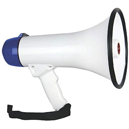 Megaphone Handheld Bullhorn Cheer Loudspeaker Bull Horn Speaker Megaphono Siren Sling Strap Portable 5Core 20R WoB(D0102HHDFGT.)