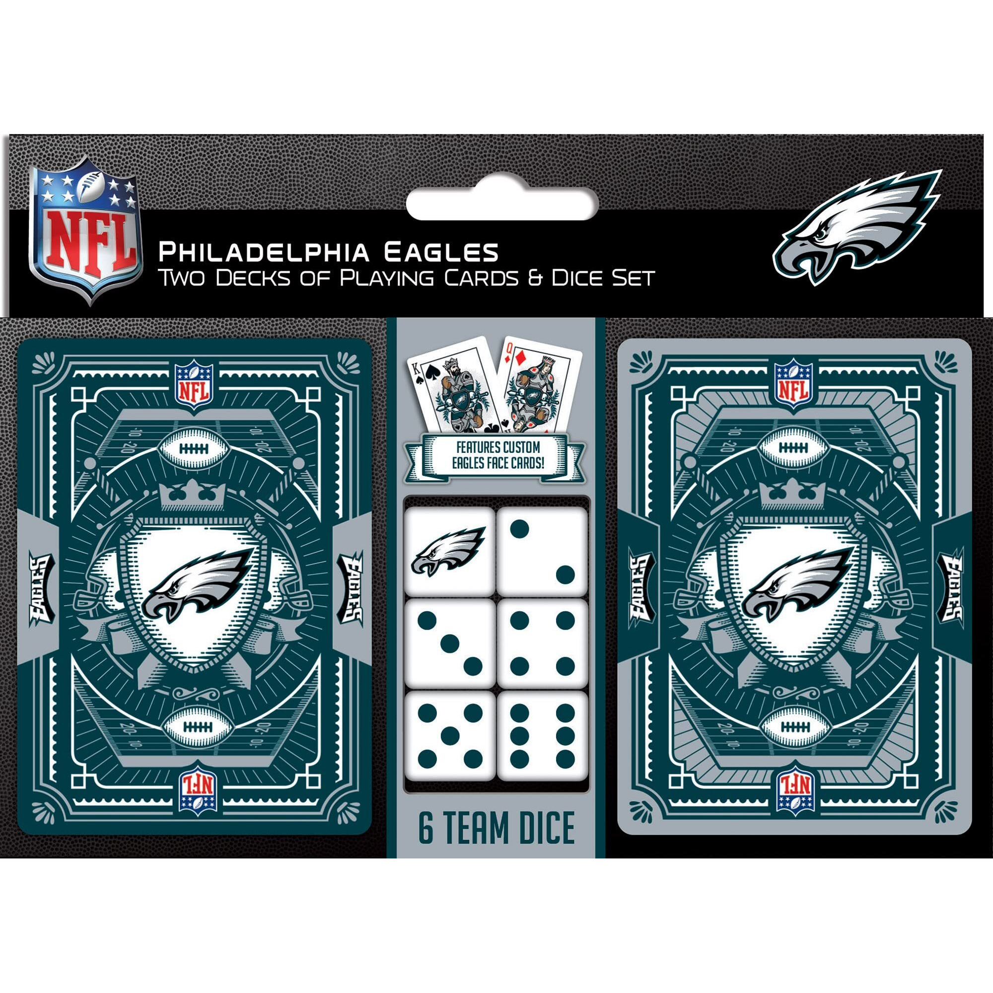 Philadelphia Eagles Playing Cards and Dice Set