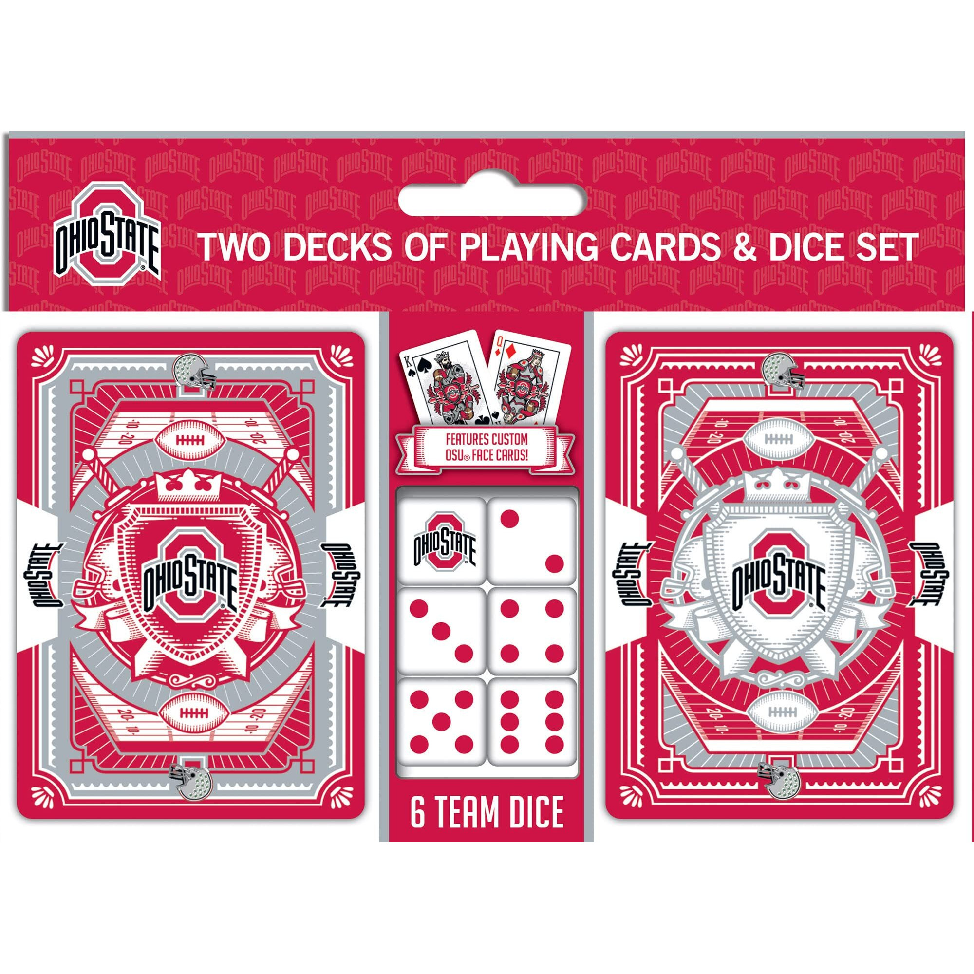 Ohio State Buckeyes Playing Cards and Dice Set