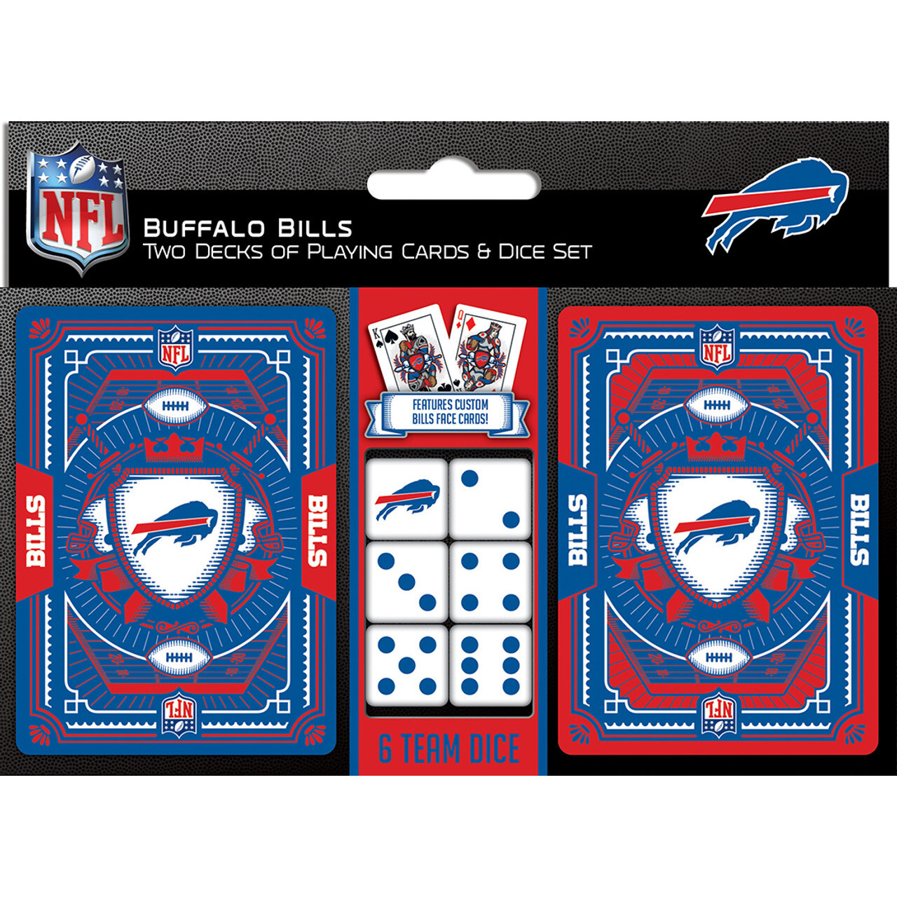 Buffalo Bills Playing Cards and Dice Set