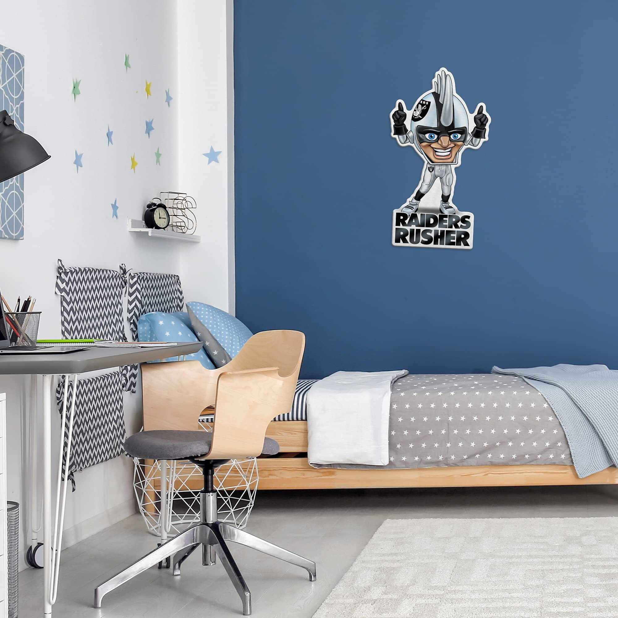 Las Vegas Raiders Pennant Shape Cut Mascot Design