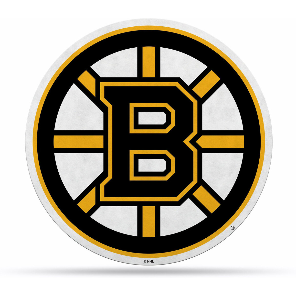 Boston Bruins Pennant Shape Cut Logo Design