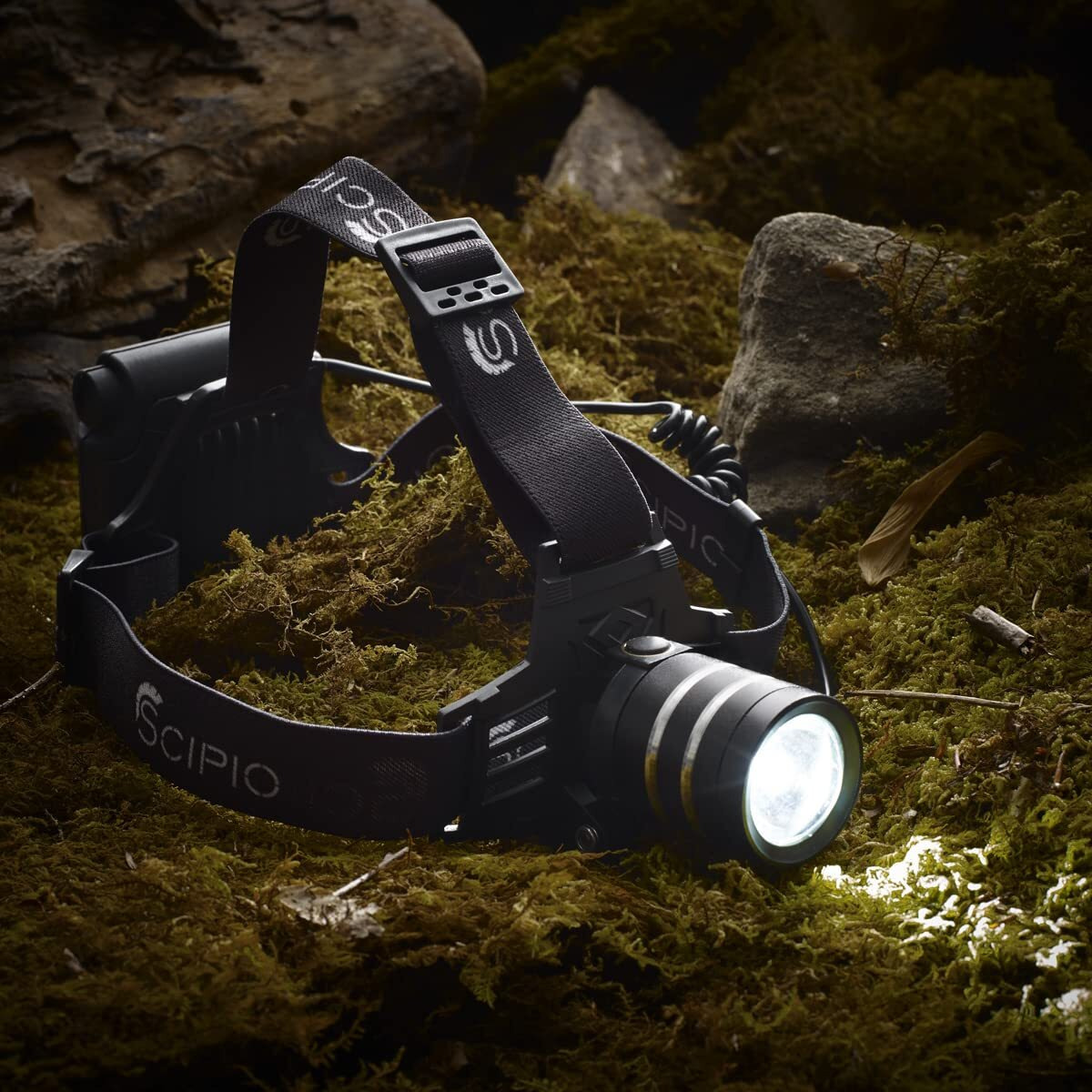 Scipio Cree(R) 800 Lumen Headlamp Tactical Use Indoor Outdoor Headband Flashlight Headlight HL1906015