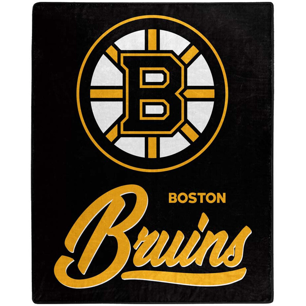 Boston Bruins Blanket 50x60 Raschel Signature Design