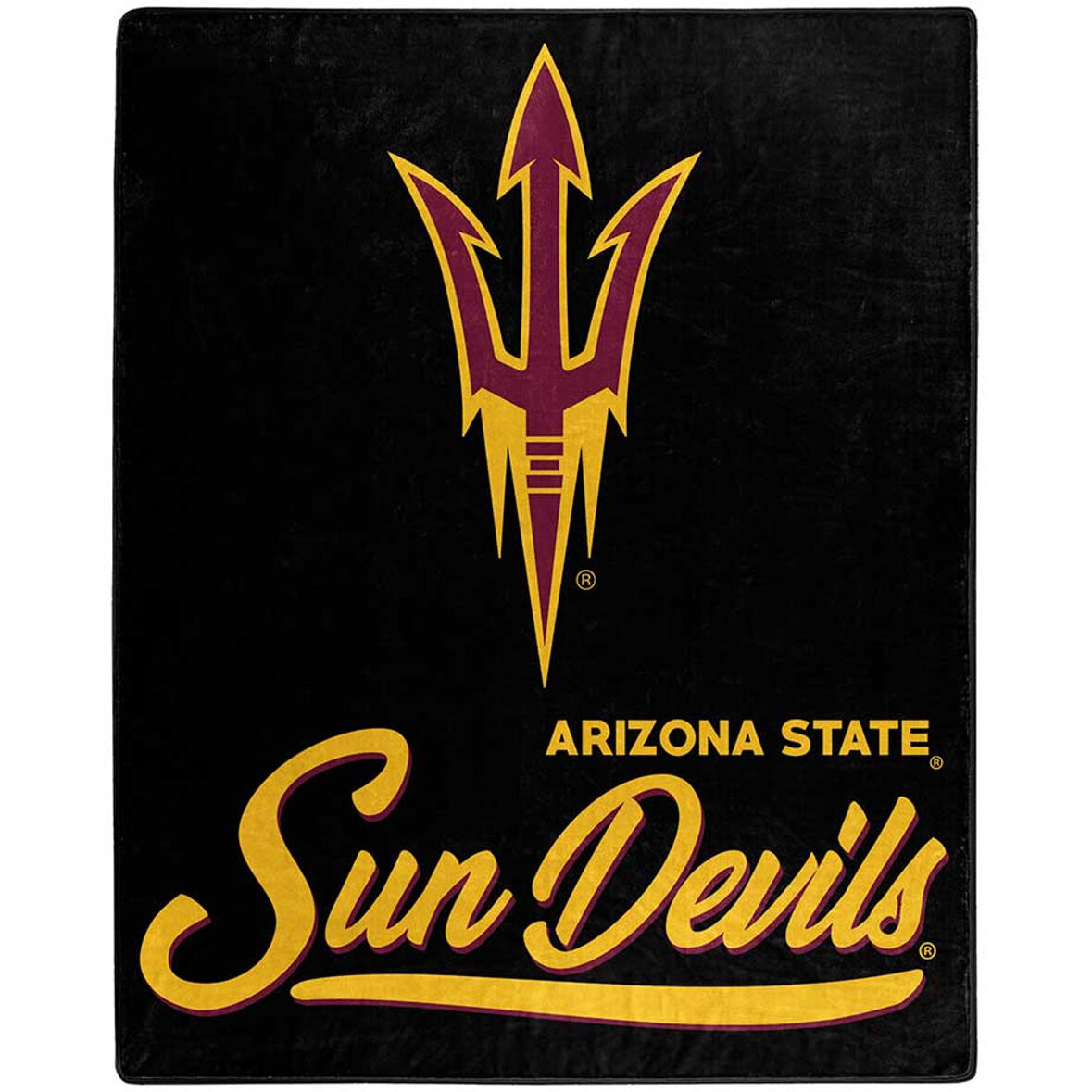 Arizona State Sun Devils Blanket 50x60 Raschel Signature Design