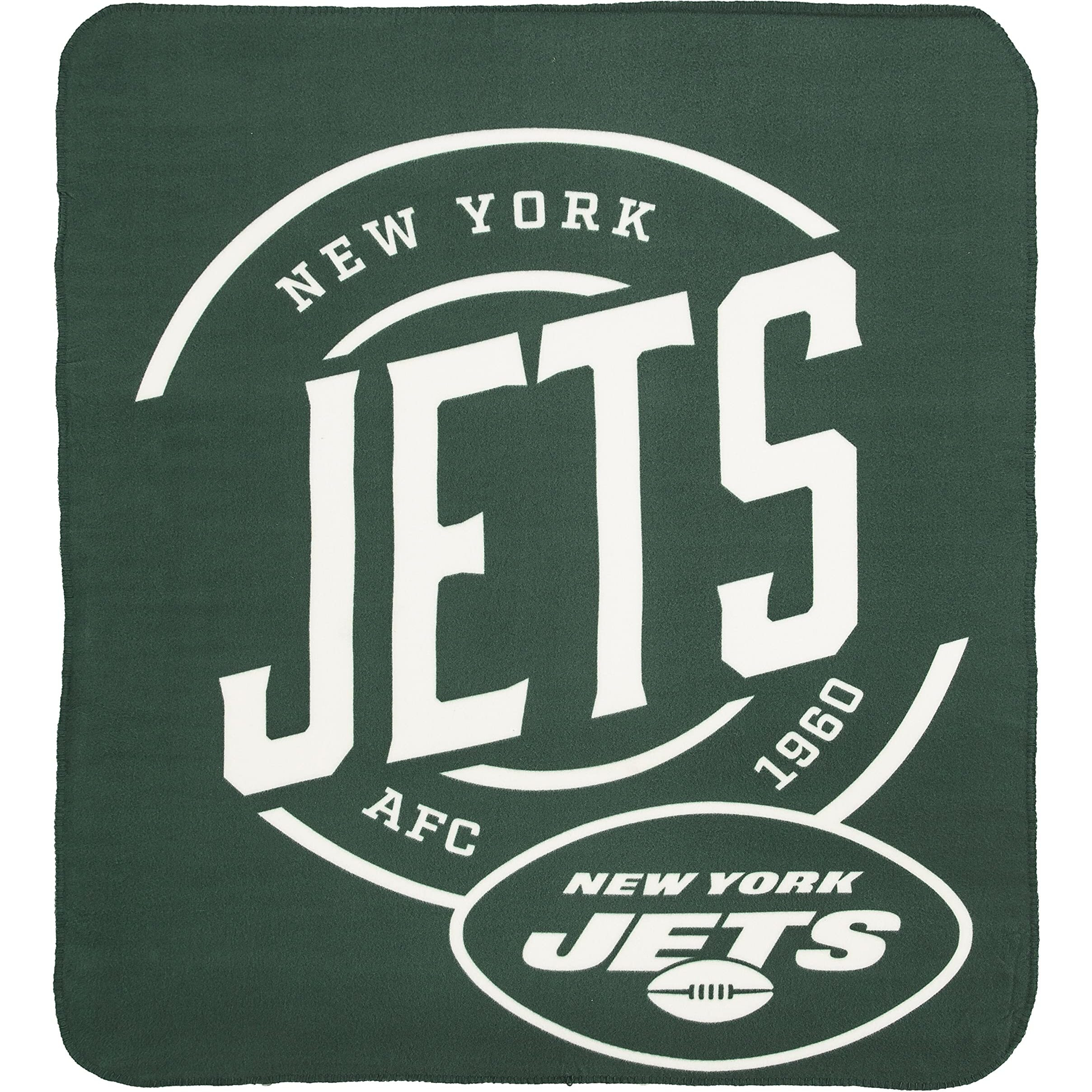 New York Jets Blanket 50x60 Fleece Campaign Design