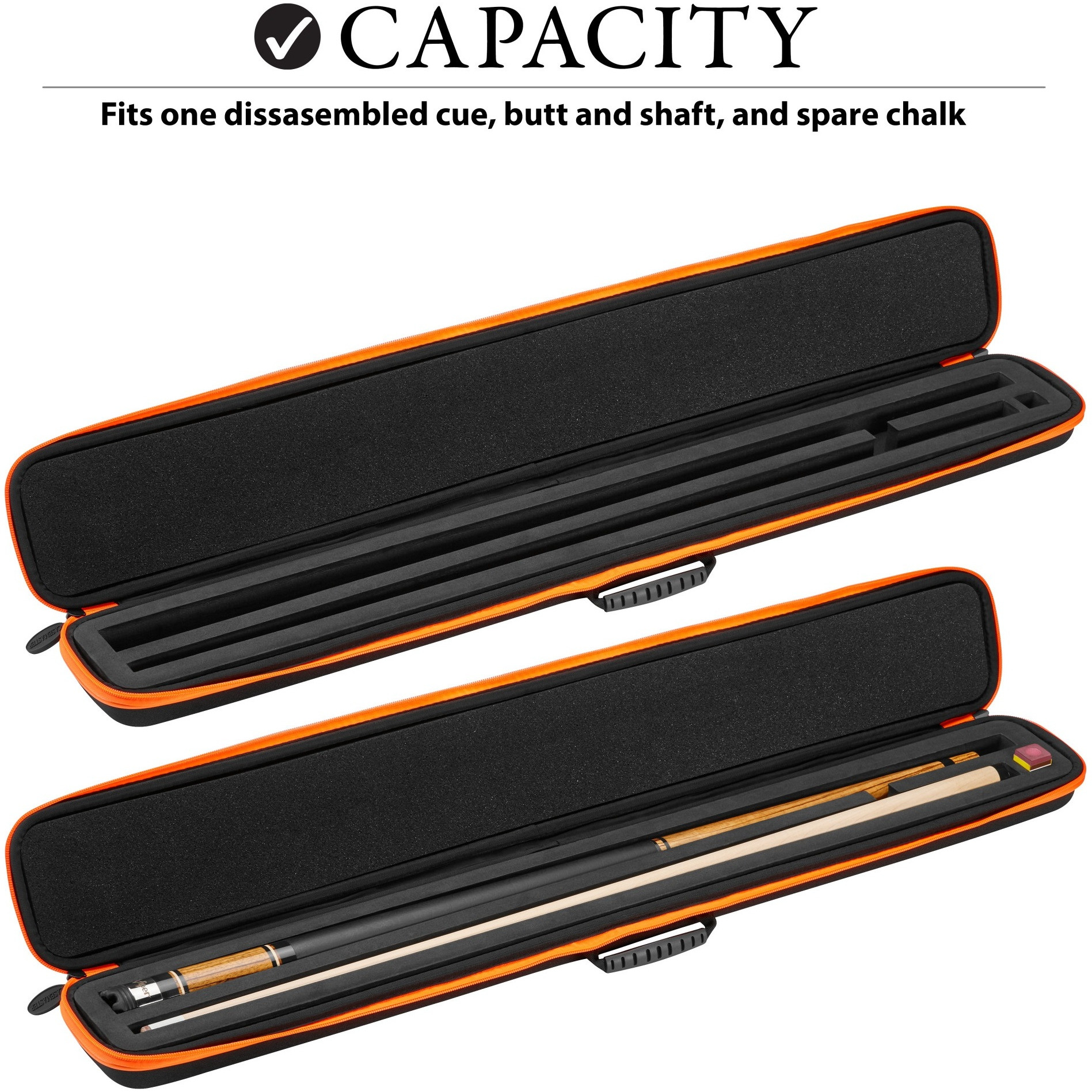Casemaster Parallax Cue Case Orange