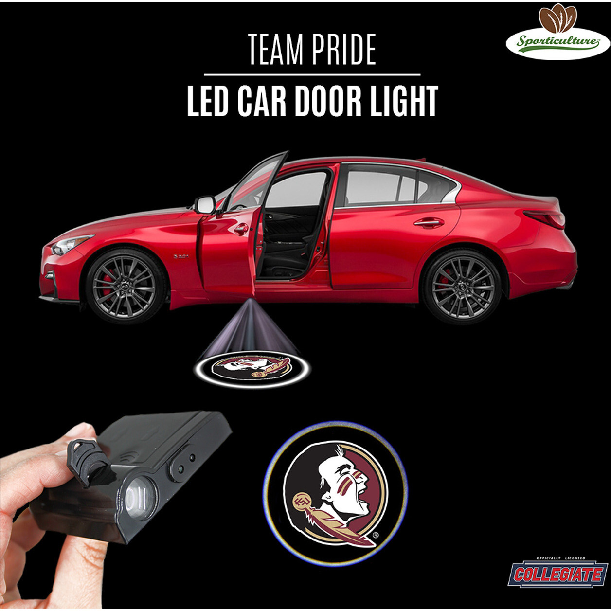 Florida State Seminoles Car Door Light LED