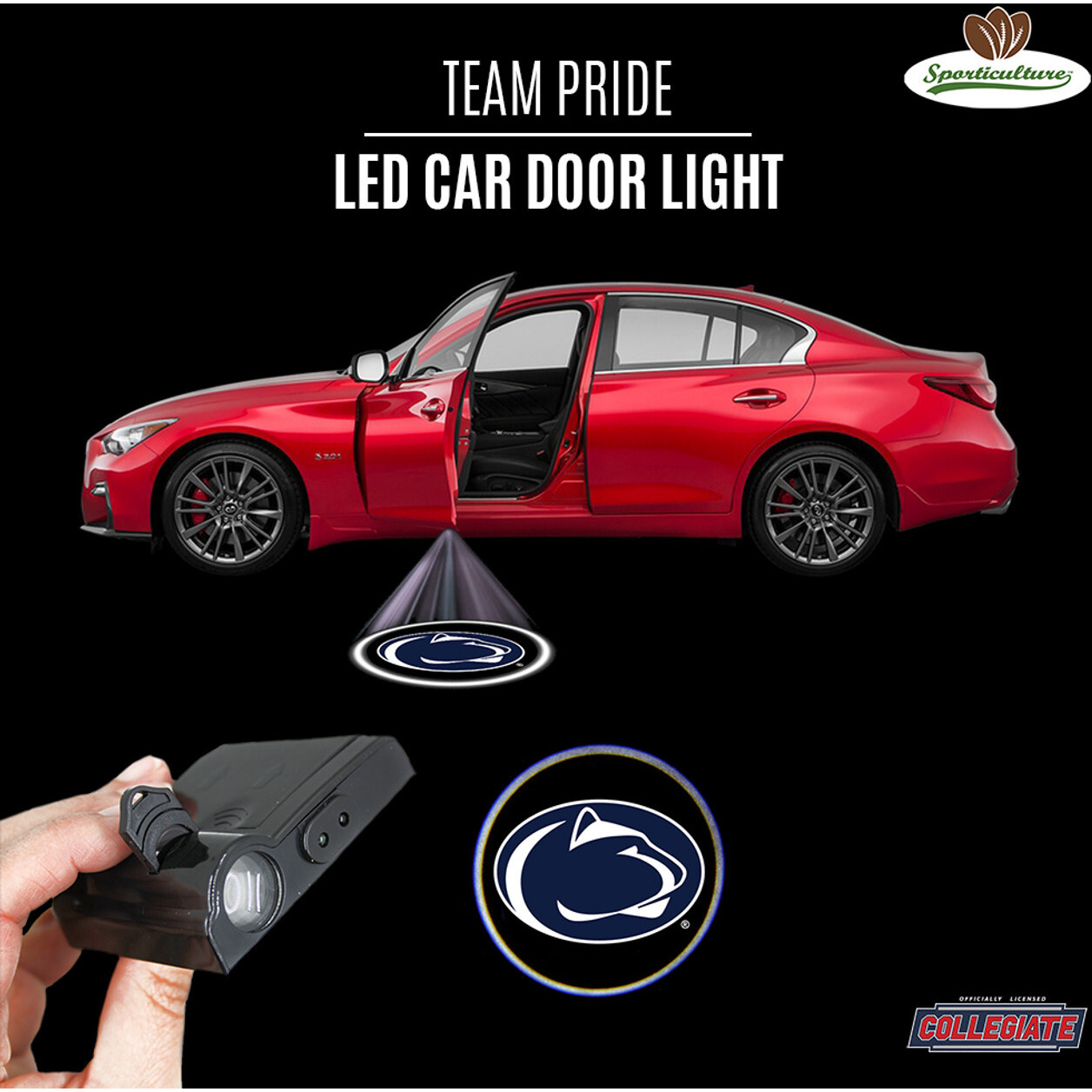 Penn State Nittany Lions Car Door Light LED Special Order
