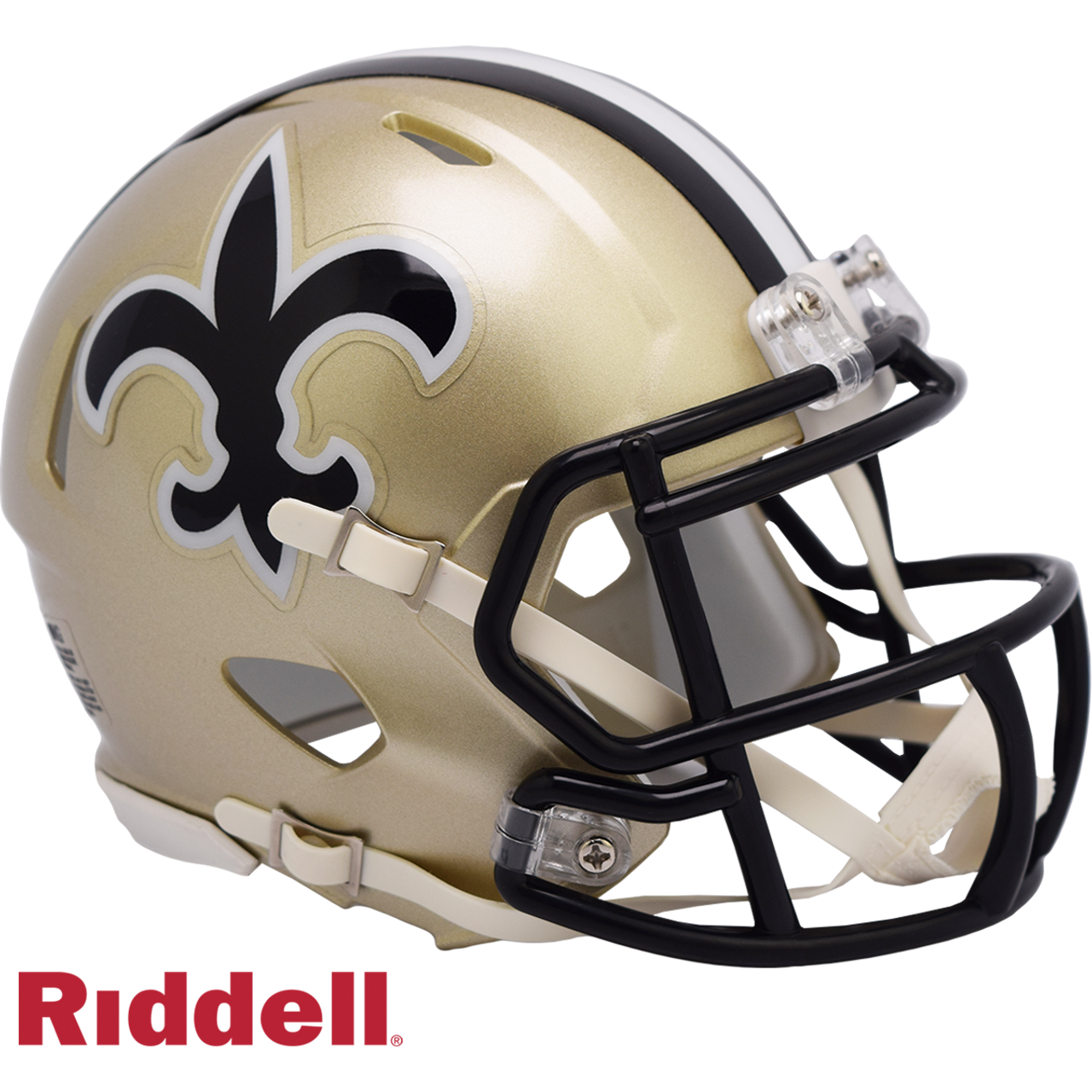 New Orleans Saints Helmet Riddell Replica Mini Speed Style 1976-1999 T/B