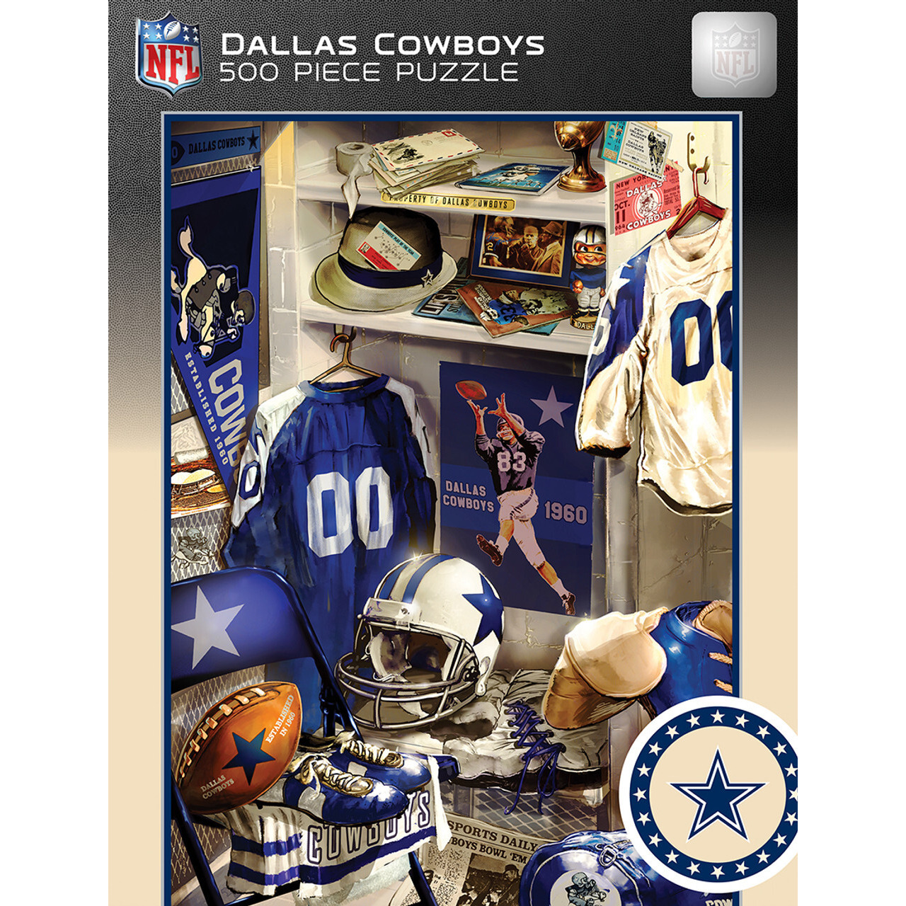 Dallas Cowboys Puzzle 500 Piece Locker Room