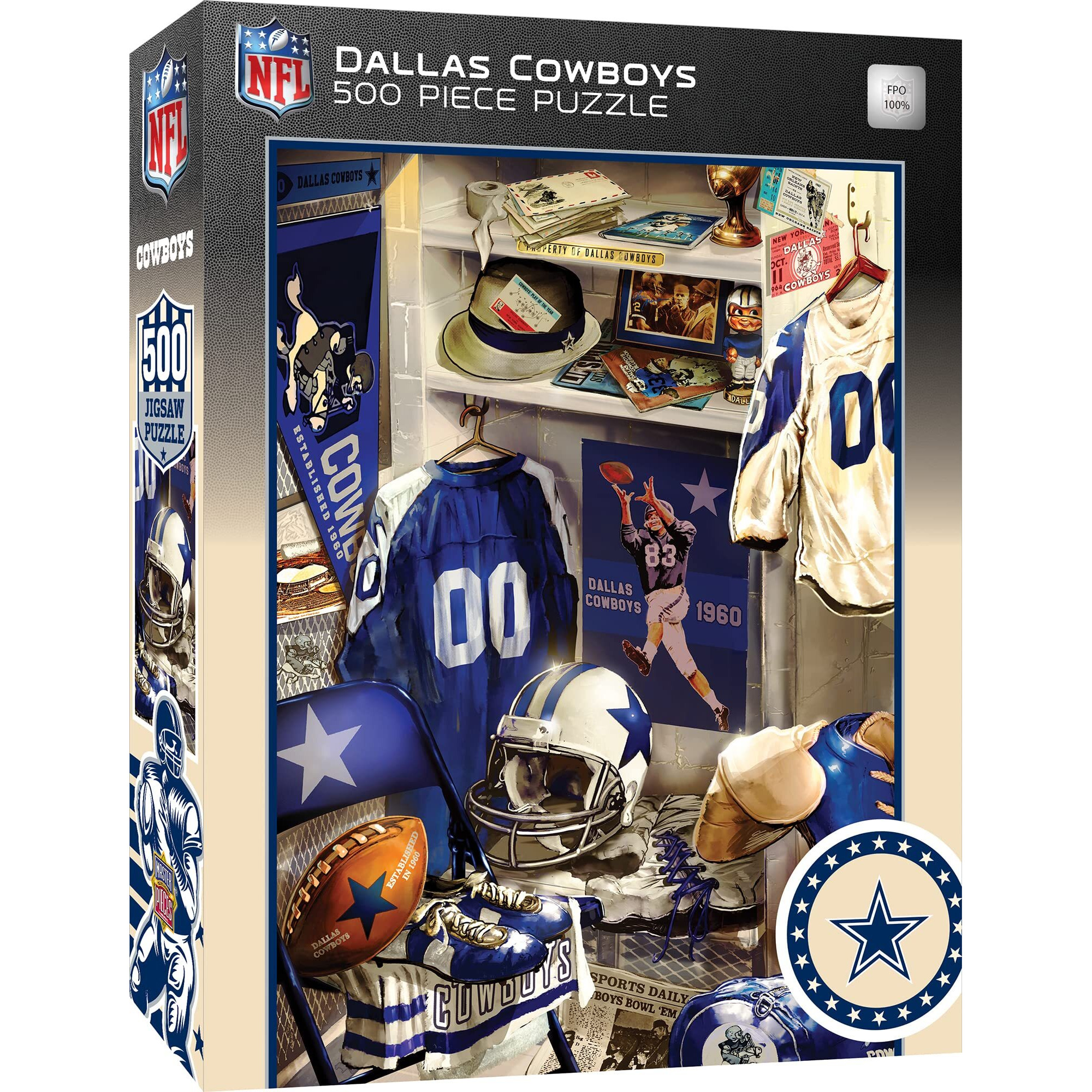 Dallas Cowboys Puzzle 500 Piece Locker Room