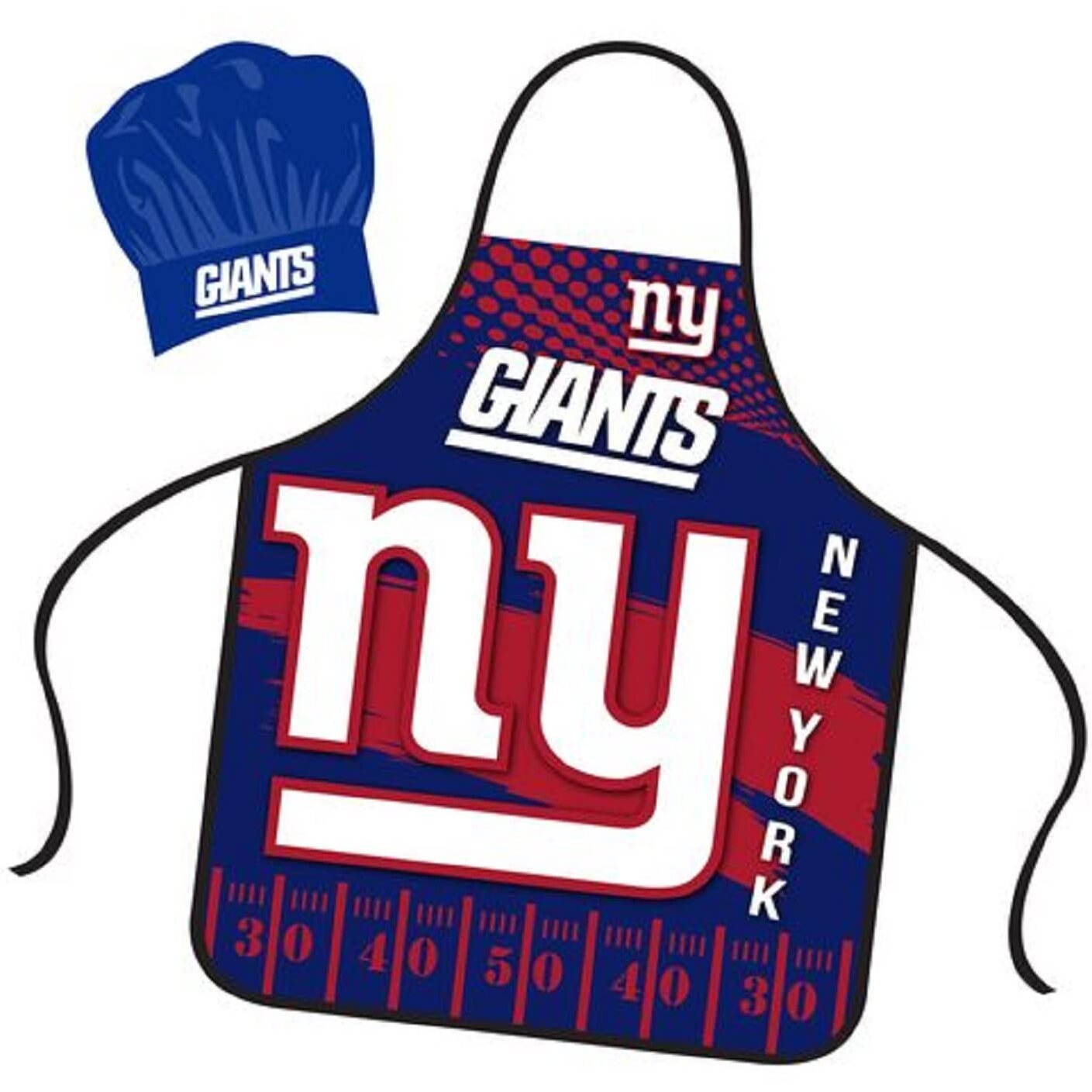New York Giants Chef Hat and Apron Set