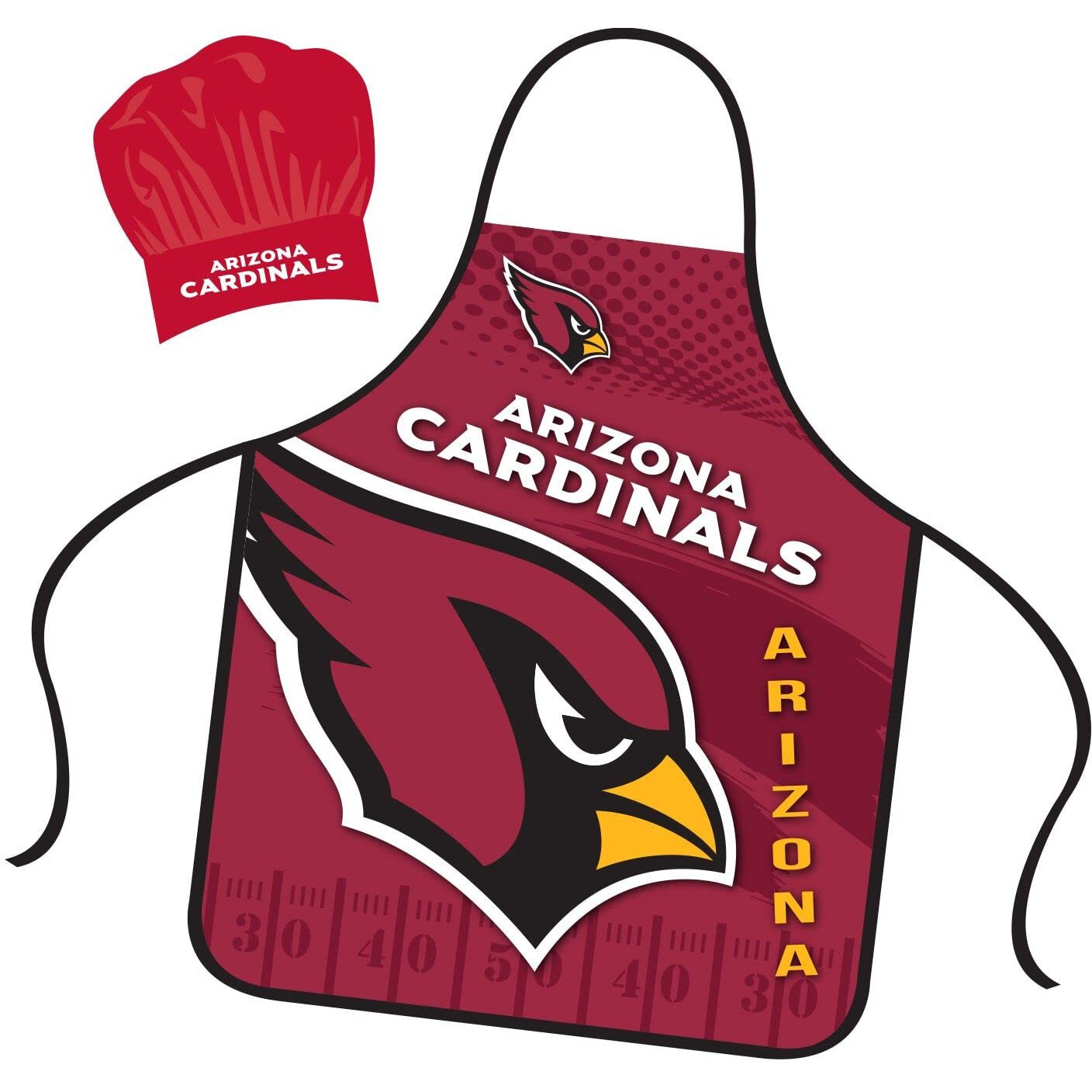 Arizona Cardinals Chef Hat and Apron Set