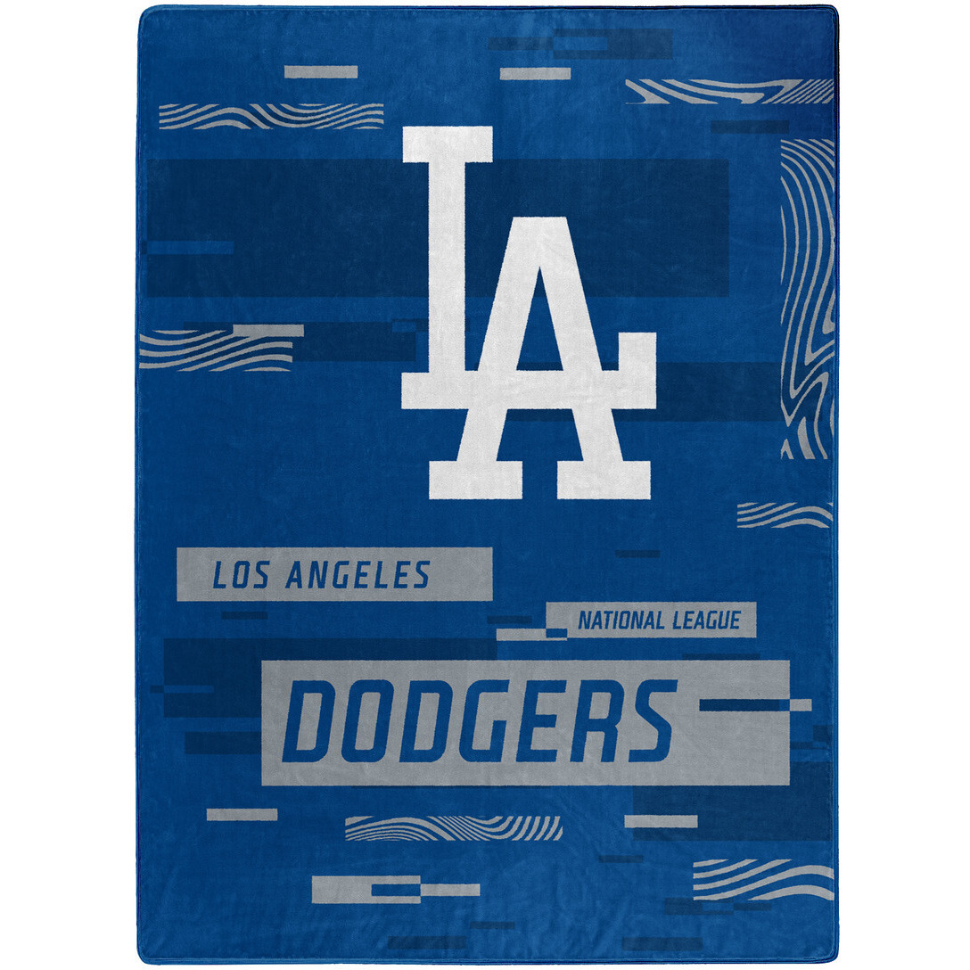 Los Angeles Dodgers Blanket 60x80 Raschel Digitize Design