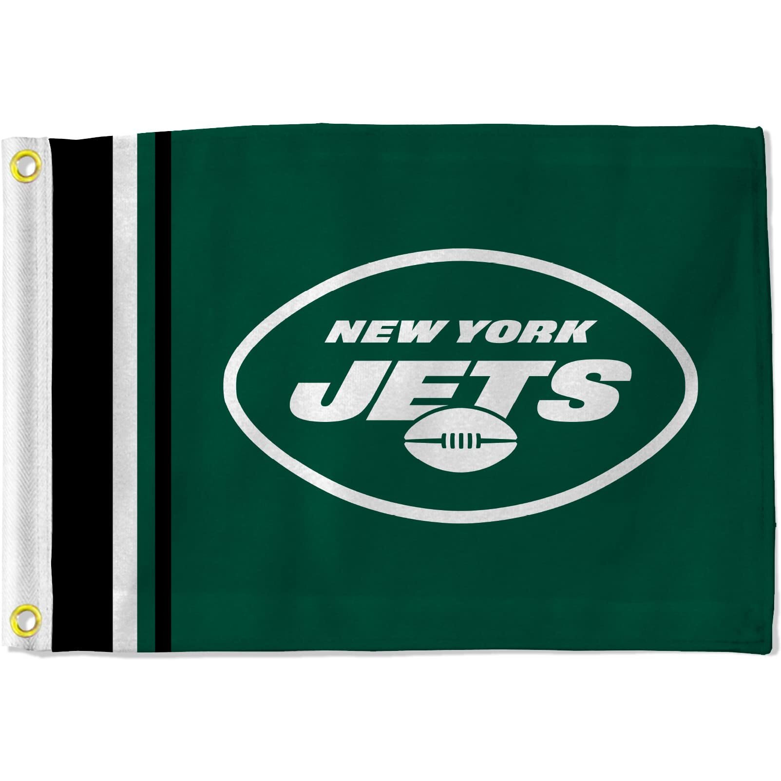 New York Jets Flag 12x17 Striped Utility