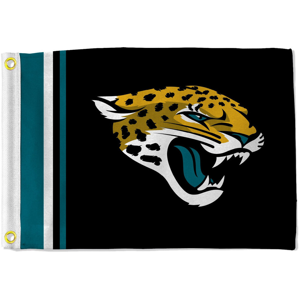 Jacksonville Jaguars Flag 12x17 Striped Utility