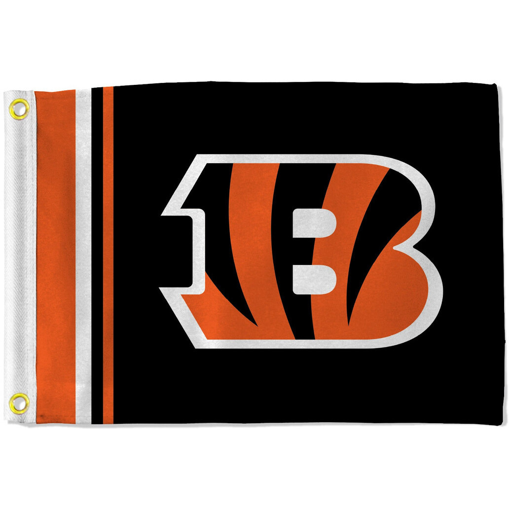 Cincinnati Bengals Flag 12x17 Striped Utility