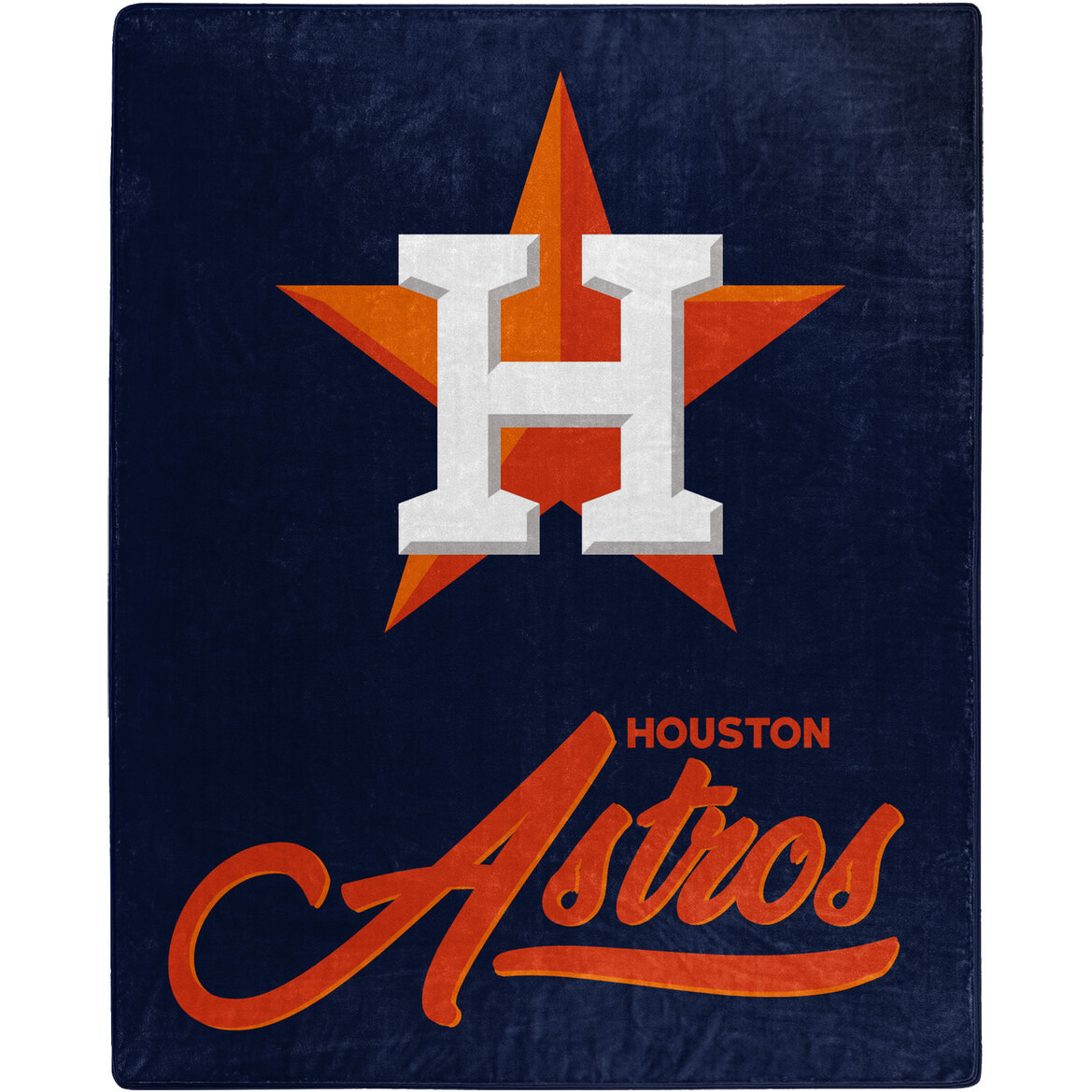 Houston Astros Blanket 50x60 Raschel Signature Design