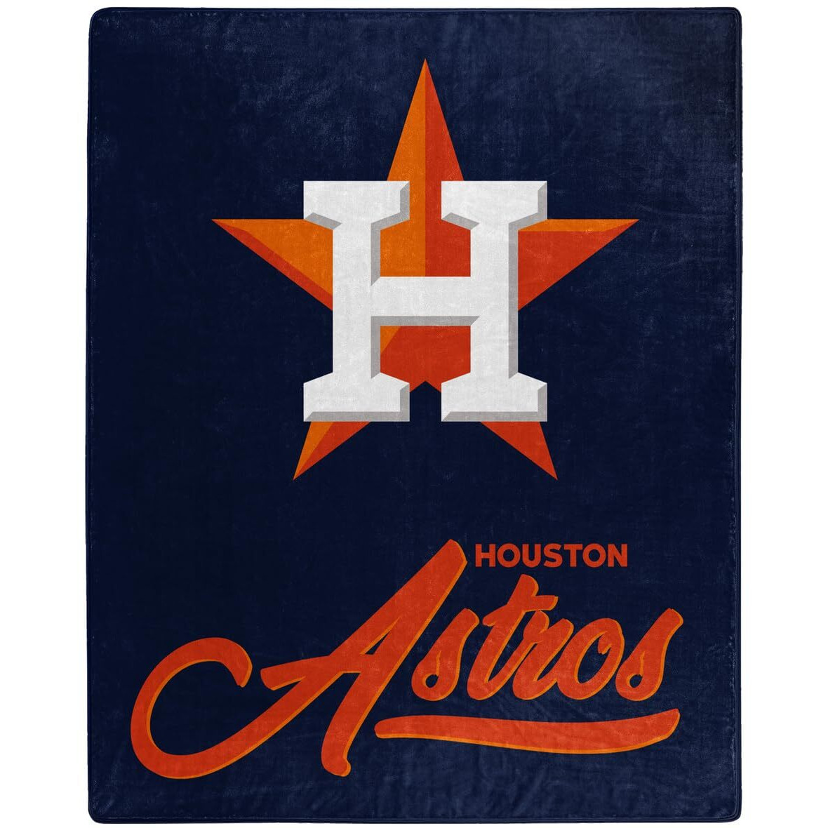 Houston Astros Blanket 50x60 Raschel Signature Design