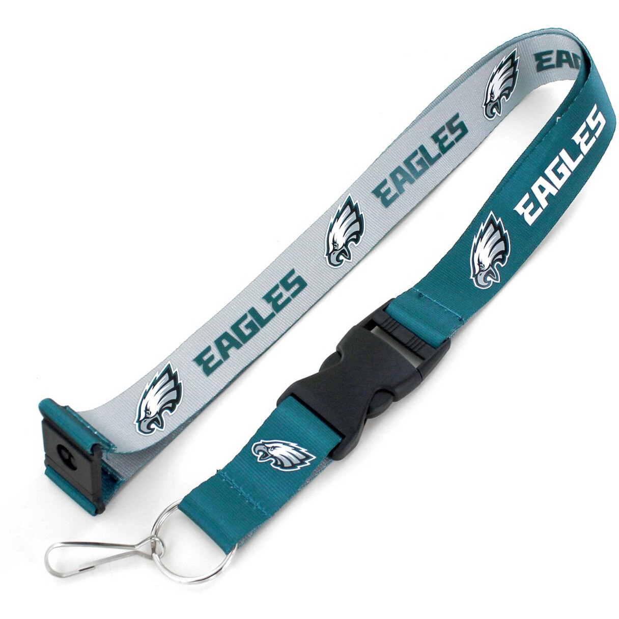 Philadelphia Eagles Lanyard Reversible Green/Gray