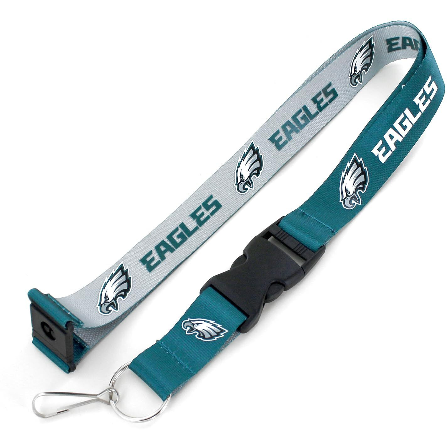 Philadelphia Eagles Lanyard Reversible Green/Gray