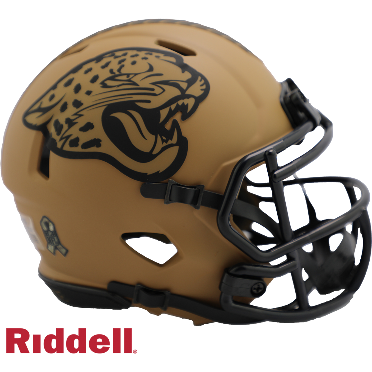 Jacksonville Jaguars Helmet Riddell Replica Mini Speed Style Salute To Service 2023