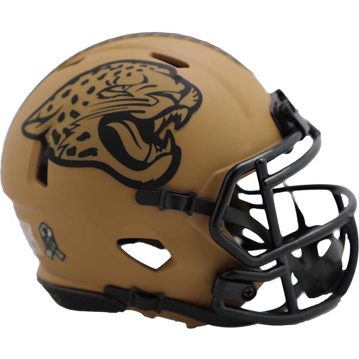 Jacksonville Jaguars Helmet Riddell Replica Mini Speed Style Salute To Service 2023
