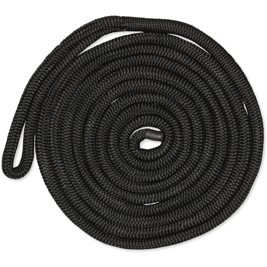 1/2IN-15FT DBLBRD CMP DOCKLINE BLK