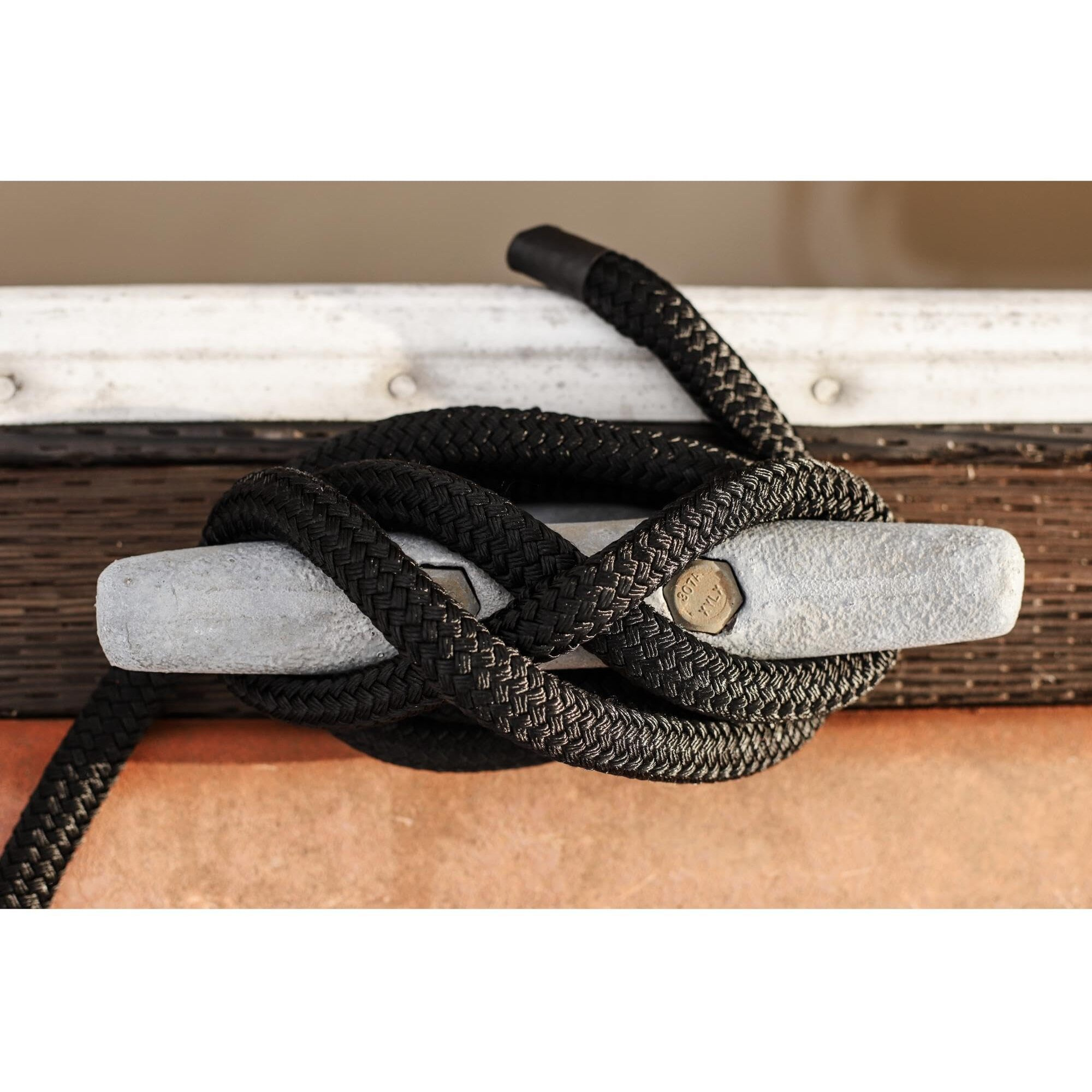 1/2IN-15FT DBLBRD CMP DOCKLINE BLK