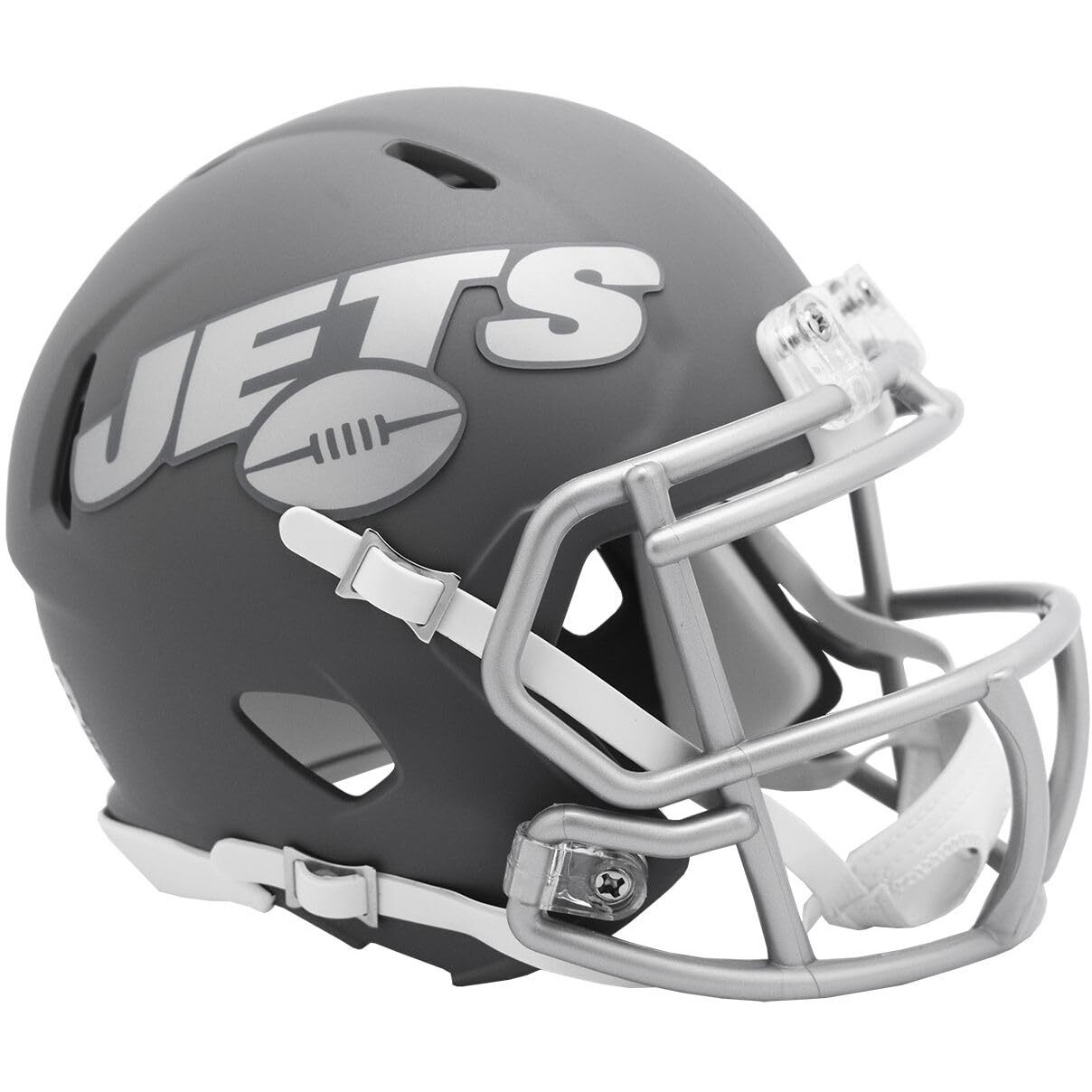 New York Jets Helmet Riddell Replica Mini Speed Style Slate Alternate