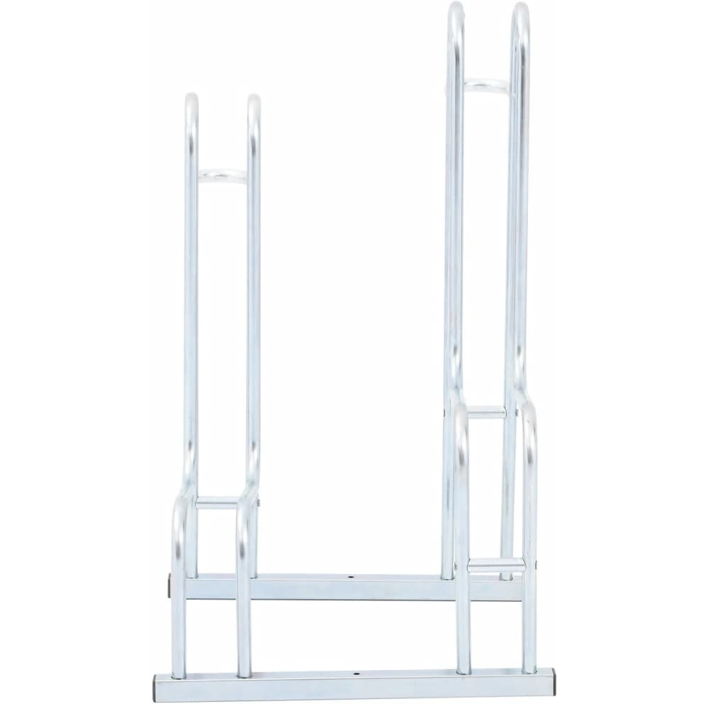 vidaXL Bicycle Stand for 2 Bikes Floor Freestanding Galvanized Steel