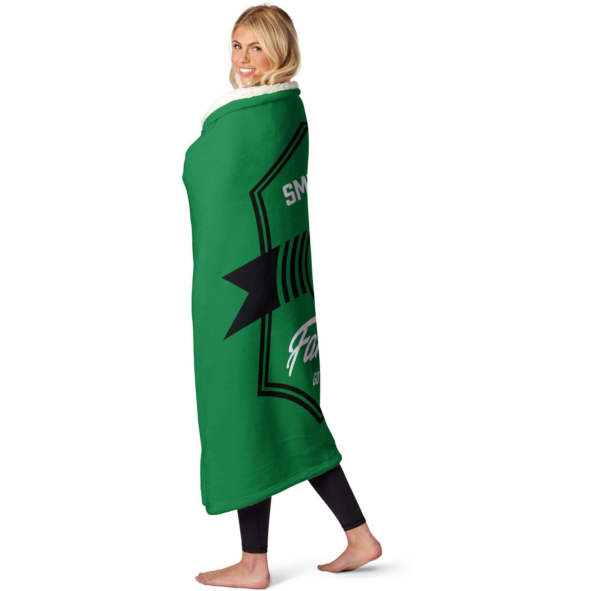 NBA Boston Celtics Dominion Personalized Silk Touch Sherpa Throw Blanket 50X60 Inches