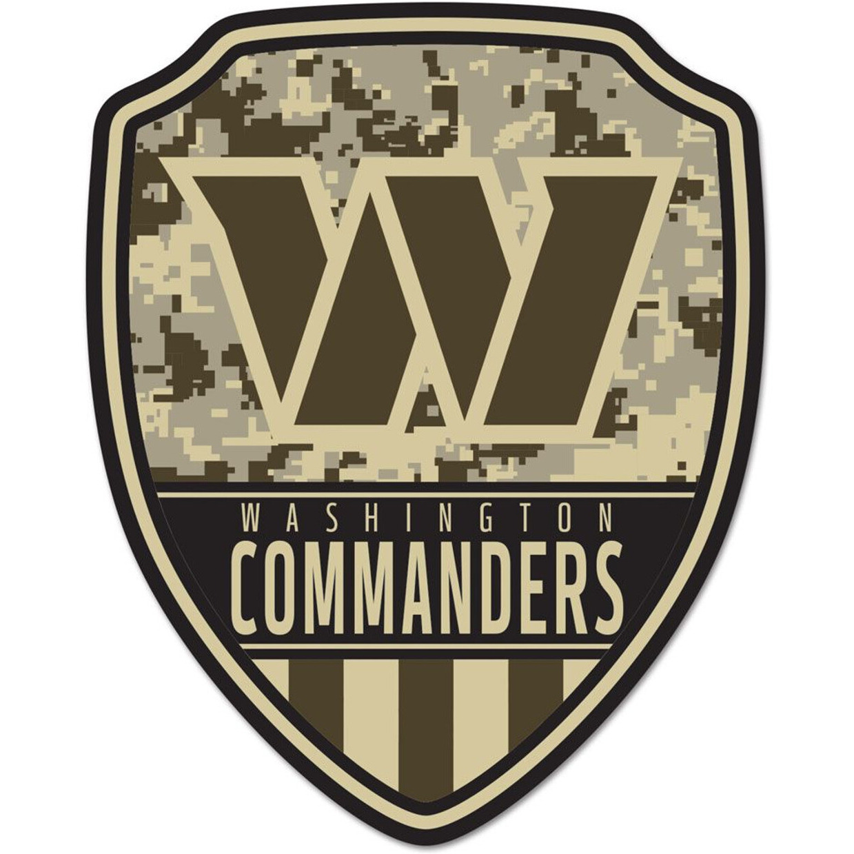 Washington Commanders Sign Wood 11x14 Shield Shape
