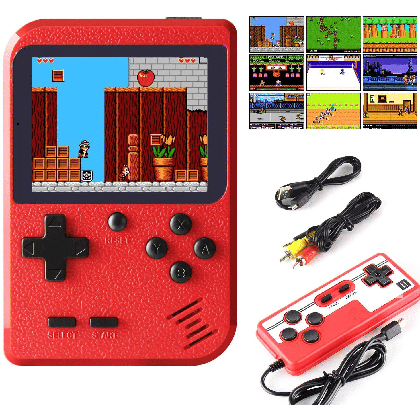 Portable Game Pad With 400 Games Included + Additional Player Controller(D0102HEY6QA.)