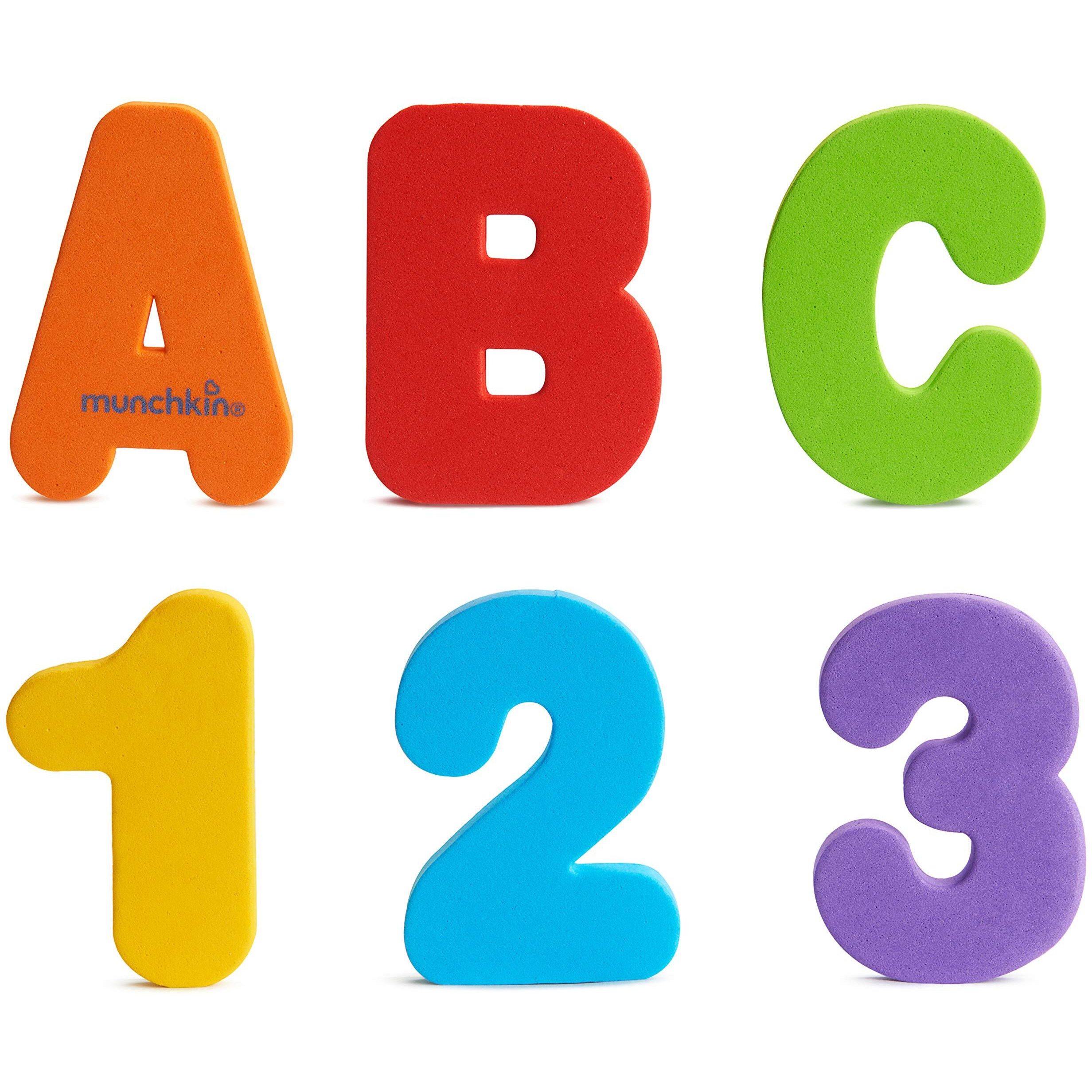 Munchkin Learn Bath Letters and Numbers 36pc Toddler Bath Toy