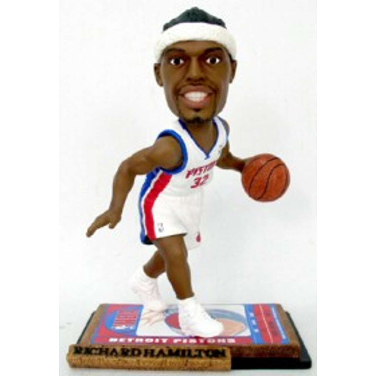 Detroit Pistons Richard Hamilton Ticket Base Forever Collectibles Bobblehead CO