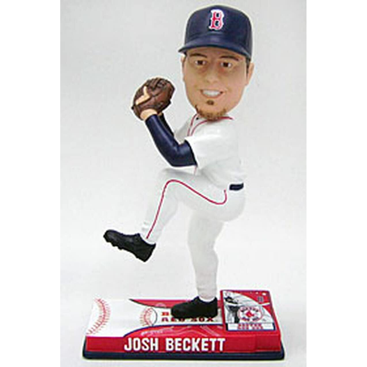 Boston Red Sox Josh Beckett Forever Collectibles On Field Bobblehead CO