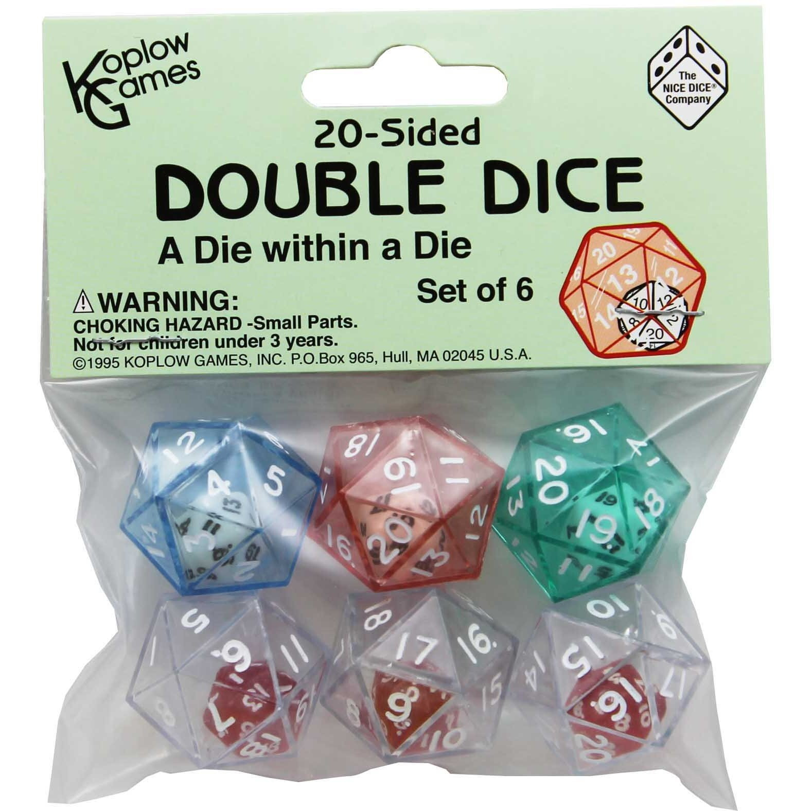 20 SIDED DOUBLE DICE